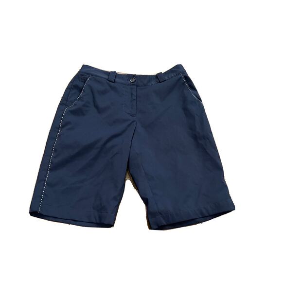 Nike Pants - Nike Womens Blue Dri-Fit Golf Tour Performance Stretch Shorts Size 4 452942-410